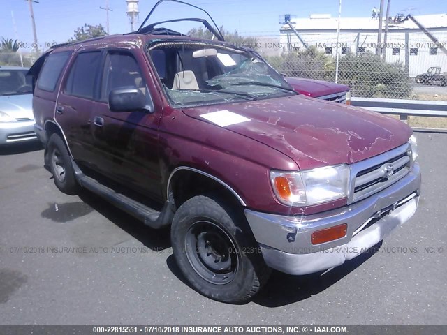 JT3GM84R8V0009857 - 1997 TOYOTA 4RUNNER MAROON photo 1