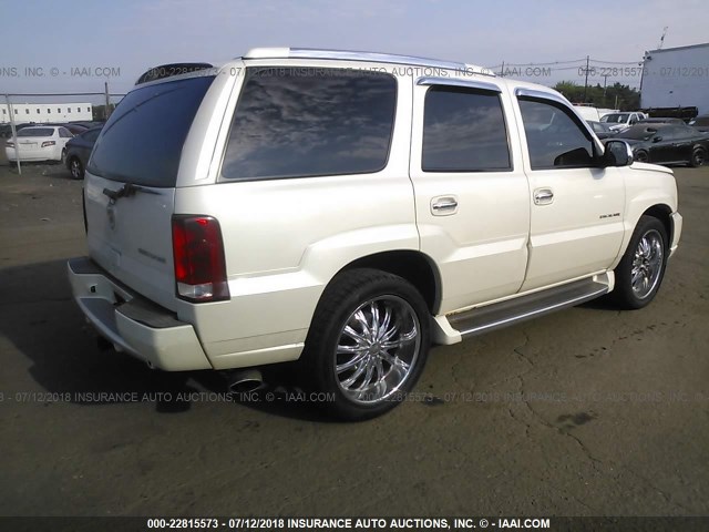 1GYEK63N12R281079 - 2002 CADILLAC ESCALADE LUXURY თეთრი ფოტო 4