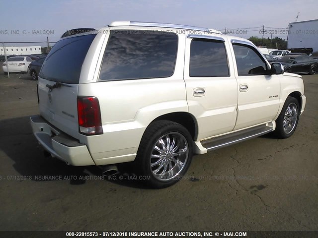 1GYEK63N12R281079 - 2002 CADILLAC ESCALADE LUXURY WHITE photo 4