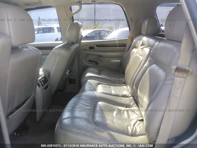 1GYEK63N12R281079 - 2002 CADILLAC ESCALADE LUXURY WHITE photo 8