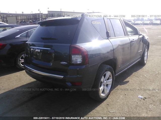 1C4NJDAB7FD364976 - 2015 JEEP COMPASS SPORT BLACK photo 4