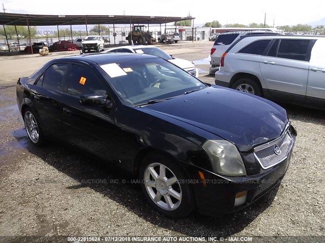 1G6DP577460210903 - 2006 CADILLAC CTS HI FEATURE V6 BLACK photo 1