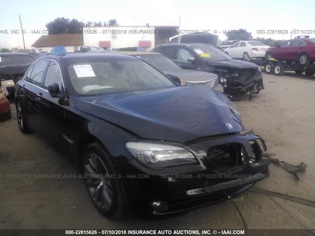 WBAKC8C53CC436699 - 2012 BMW 750 LXI BLACK photo 1
