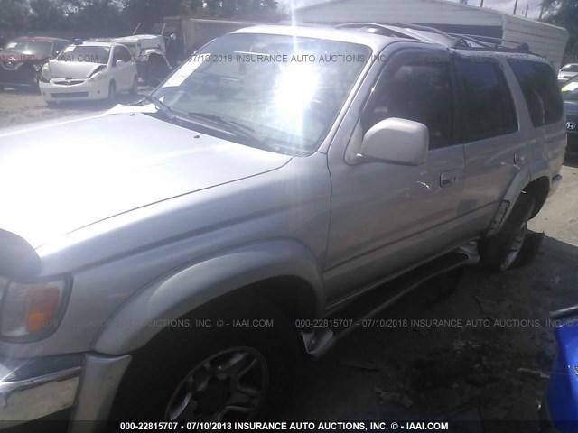 JT3GN86R510196463 - 2001 TOYOTA 4RUNNER SR5 SILVER photo 2