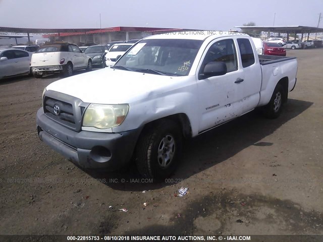 5TETX22N75Z072530 - 2005 TOYOTA TACOMA ACCESS CAB Weiß Foto 2
