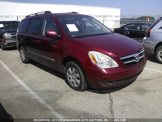 KNDMC233186044477 - 2008 HYUNDAI ENTOURAGE GLS/SE/LIMITED MAROON photo 1