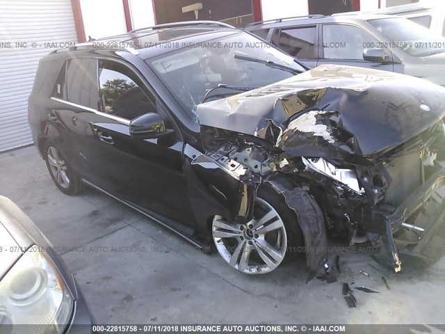 4JGDA5HB9DA205488 - 2013 MERCEDES-BENZ ML 350 4MATIC BLACK photo 1
