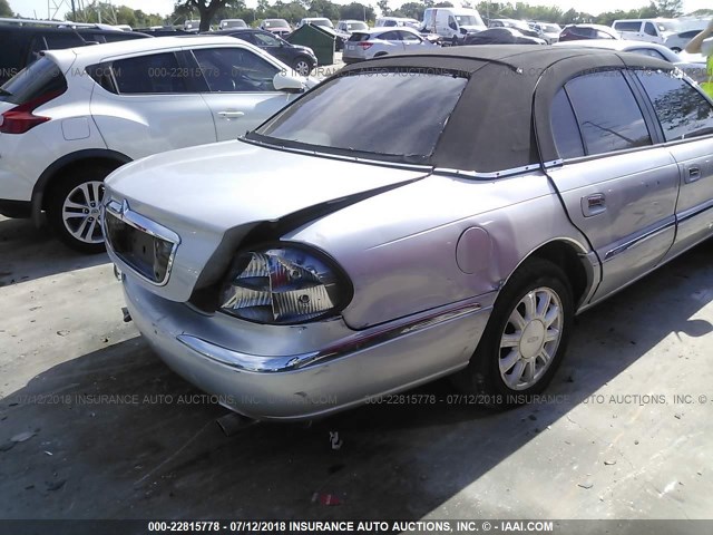 1LNHM97V0YY920264 - 2000 LINCOLN CONTINENTAL  SILVER photo 6