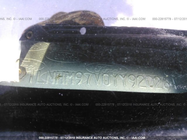 1LNHM97V0YY920264 - 2000 LINCOLN CONTINENTAL  银色 照片 9