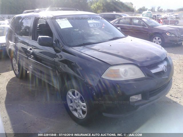 2HNYD18926H522630 - 2006 ACURA MDX TOURING შავი ფოტო 1