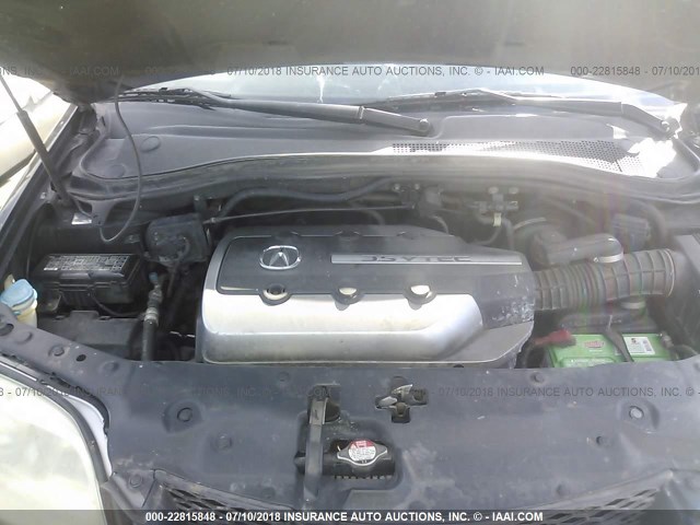 2HNYD18926H522630 - 2006 ACURA MDX TOURING შავი ფოტო 10