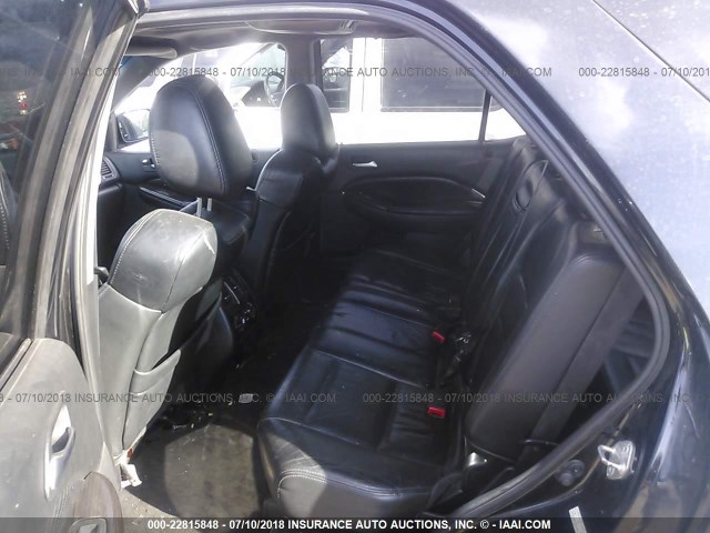2HNYD18926H522630 - 2006 ACURA MDX TOURING შავი ფოტო 8