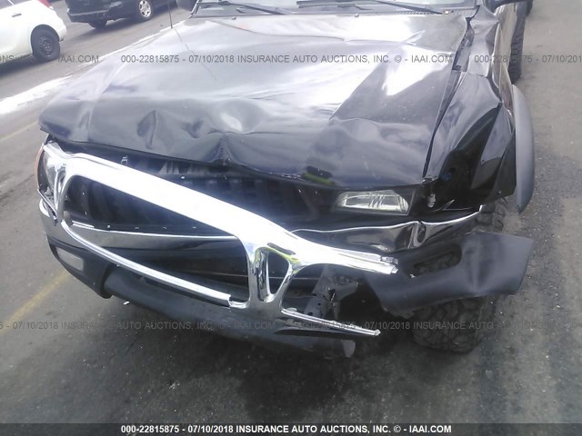 5TEHN72N23Z263360 - 2003 TOYOTA TACOMA DOUBLE CAB შავი ფოტო 6