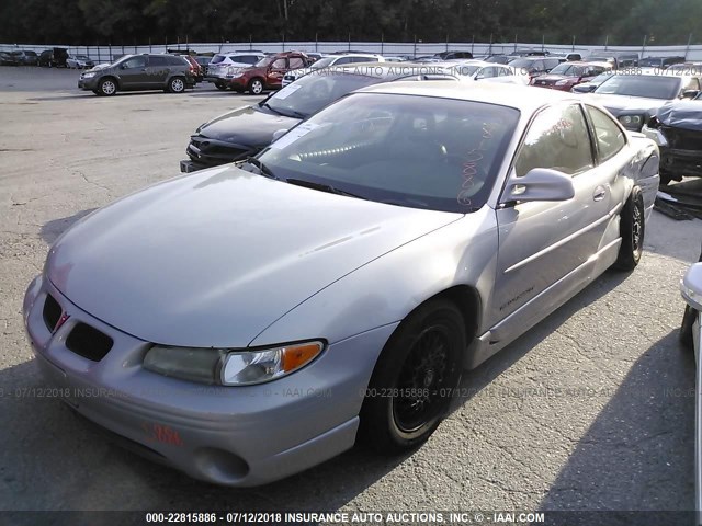 1G2WP12K3YF274493 - 2000 PONTIAC GRAND PRIX GT SILVER photo 2