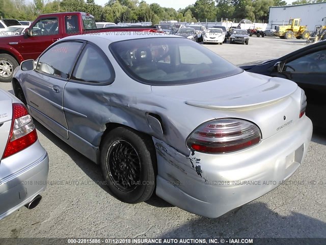 1G2WP12K3YF274493 - 2000 PONTIAC GRAND PRIX GT SILVER photo 3