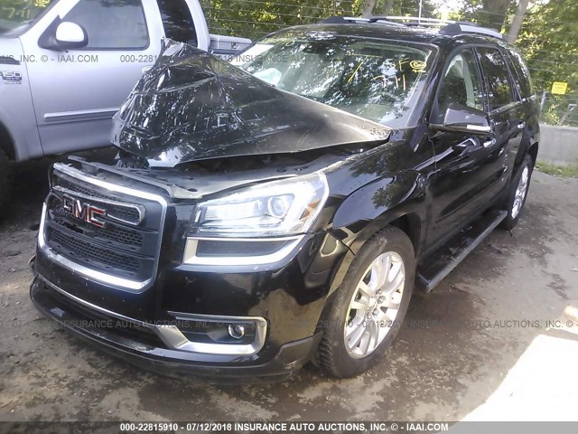 1GKKVRKDXGJ193734 - 2016 GMC ACADIA SLT-1 Czarny zdjęcie 2