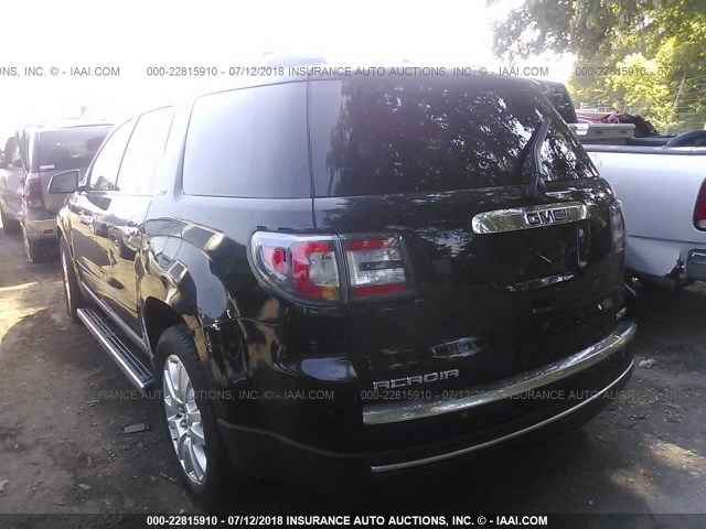 1GKKVRKDXGJ193734 - 2016 GMC ACADIA SLT-1 Czarny zdjęcie 3