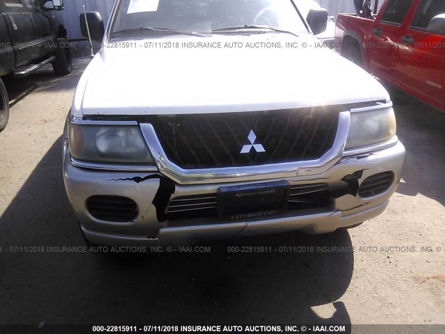 JA4MT31R02J041632 - 2002 MITSUBISHI MONTERO SPORT XLS WHITE photo 6