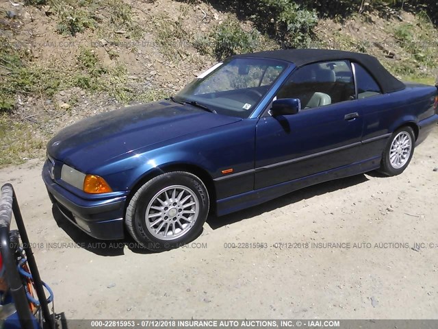 WBABJ7328WEA15644 - 1998 BMW 323 IC BLUE photo 2