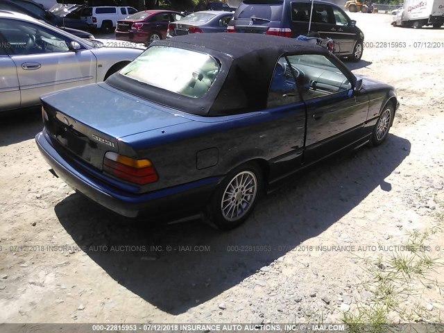 WBABJ7328WEA15644 - 1998 BMW 323 IC BLUE photo 4