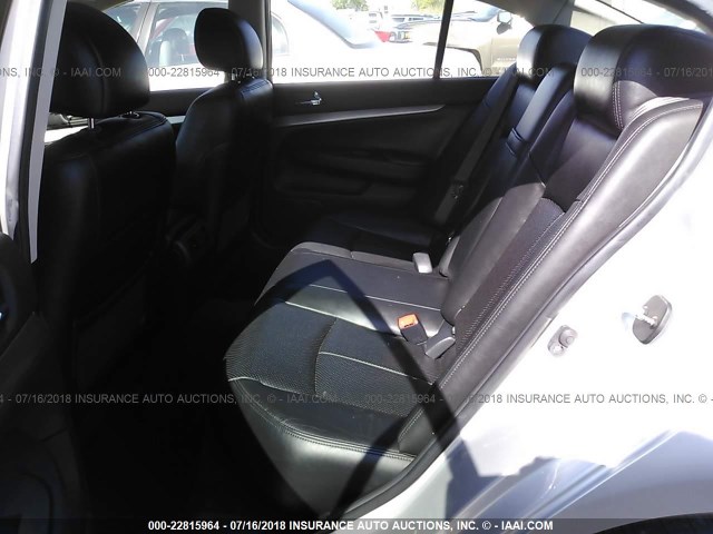 JN1DV6AR2BM651342 - 2011 INFINITI G25 SILVER photo 8