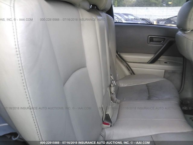 JNRBS08W73X401262 - 2003 INFINITI FX45 WHITE photo 8