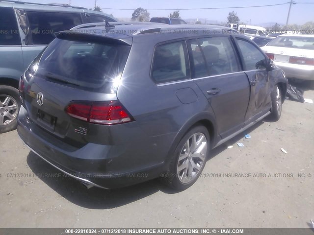 3VWH17AU9JM750924 - 2018 VOLKSWAGEN Golf Alltrack S/SE/SEL 灰色 照片 4