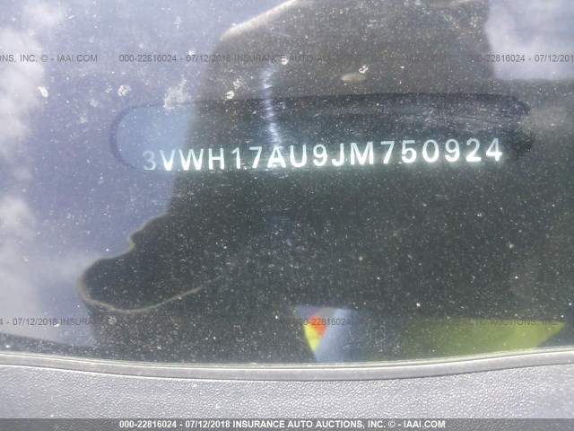 3VWH17AU9JM750924 - 2018 VOLKSWAGEN Golf Alltrack S/SE/SEL 灰色 照片 9