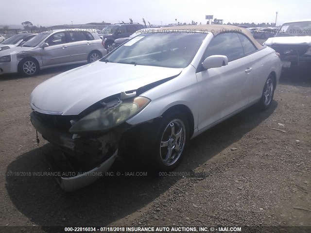 4T1FA38P15U047012 - 2005 TOYOTA CAMRY SOLARA SE/SLE თეთრი ფოტო 2