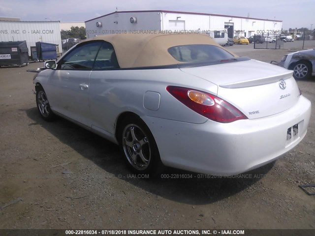4T1FA38P15U047012 - 2005 TOYOTA CAMRY SOLARA SE/SLE თეთრი ფოტო 3