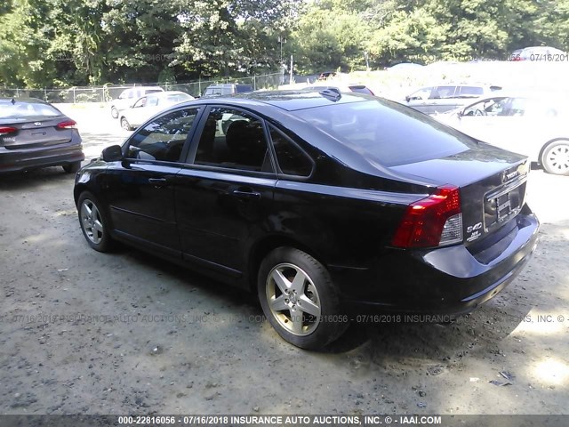 YV1MH672482369779 - 2008 VOLVO S40 T5 BLACK photo 3