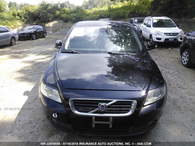 YV1MH672482369779 - 2008 VOLVO S40 T5 BLACK photo 6