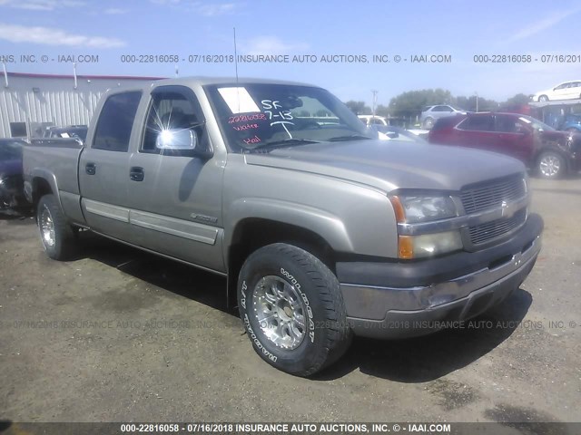 1GCGK13U63F152833 - 2003 CHEVROLET SILVERADO K1500 HEAVY DUTY TAN photo 1