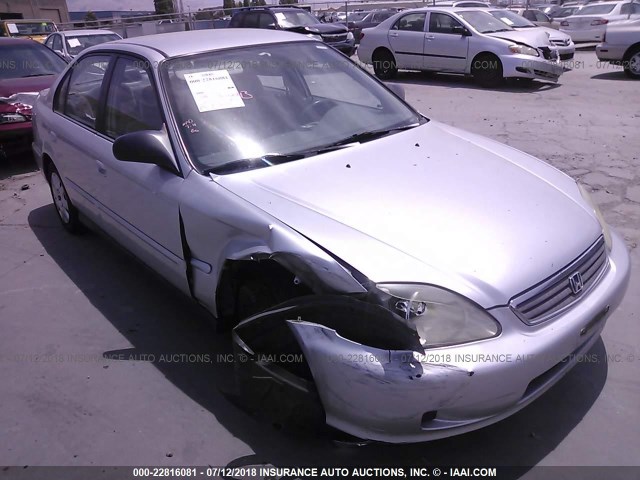 2HGEJ6618XH516197 - 1999 HONDA CIVIC SE SILVER photo 1