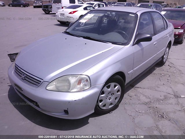 2HGEJ6618XH516197 - 1999 HONDA CIVIC SE SILVER photo 2