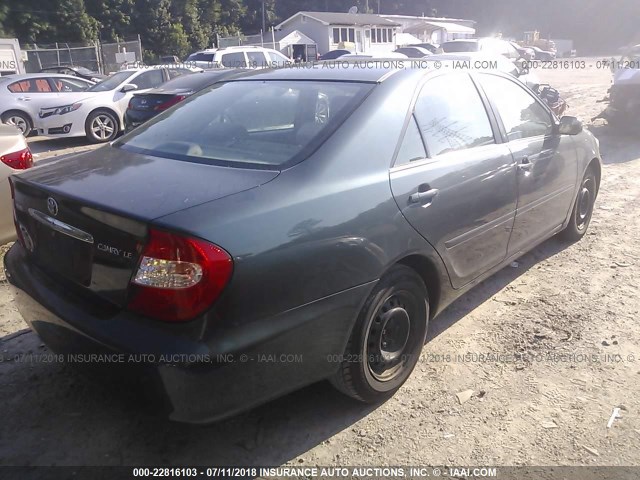4T1BE32KX3U209054 - 2003 TOYOTA CAMRY LE/XLE/SE Boz foto 4