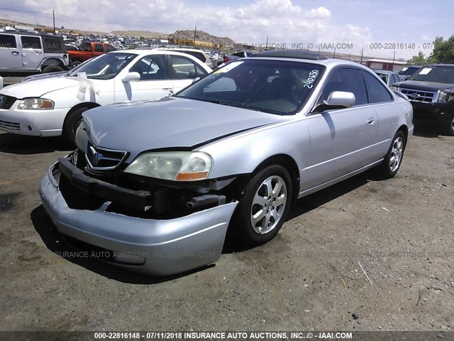 19UYA42441A005769 - 2001 ACURA 3.2CL SILVER photo 2