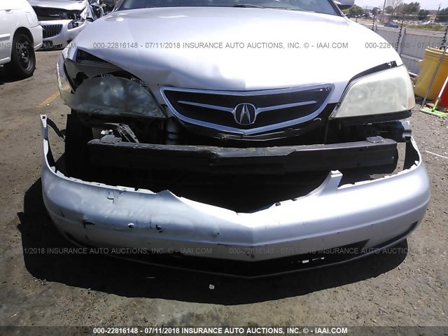 19UYA42441A005769 - 2001 ACURA 3.2CL SILVER photo 6