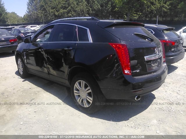 3GYFNAE36CS506251 - 2012 CADILLAC SRX LUXURY COLLECTION BLACK photo 3