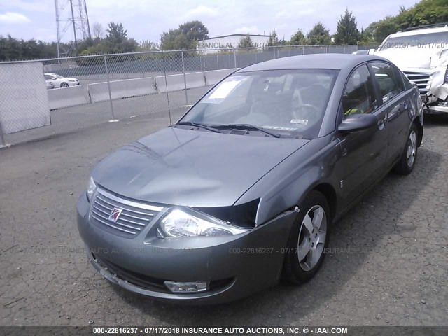 1G8AL55B86Z109081 - 2006 SATURN ION LEVEL 3 GRAY photo 2