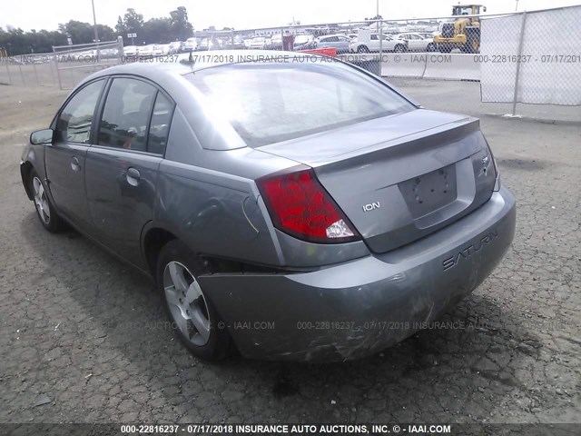 1G8AL55B86Z109081 - 2006 SATURN ION LEVEL 3 GRAY photo 3