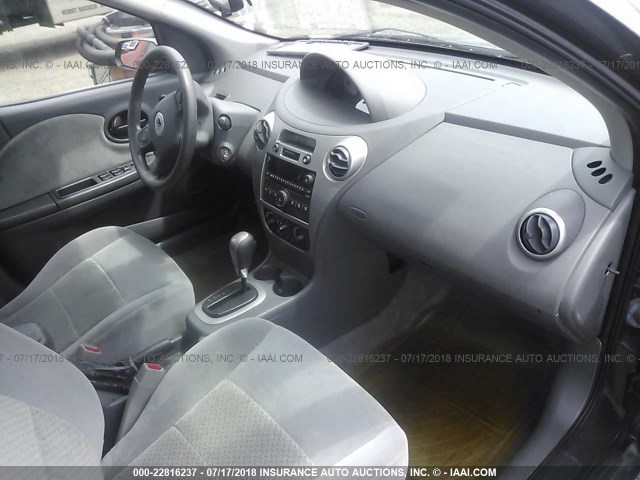1G8AL55B86Z109081 - 2006 SATURN ION LEVEL 3 GRAY photo 5