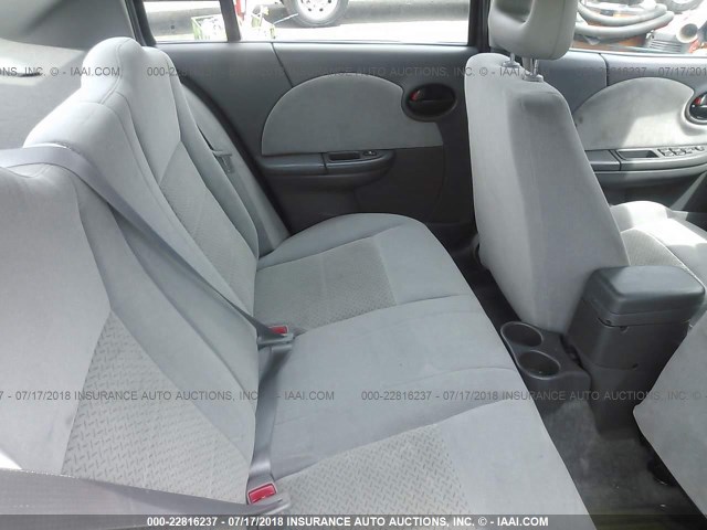 1G8AL55B86Z109081 - 2006 SATURN ION LEVEL 3 GRAY photo 8