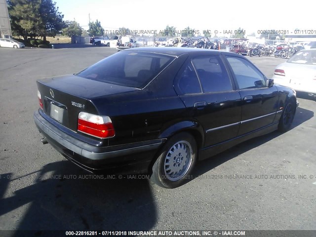 WBACC9326WEE60989 - 1998 BMW 318 I BLACK photo 4