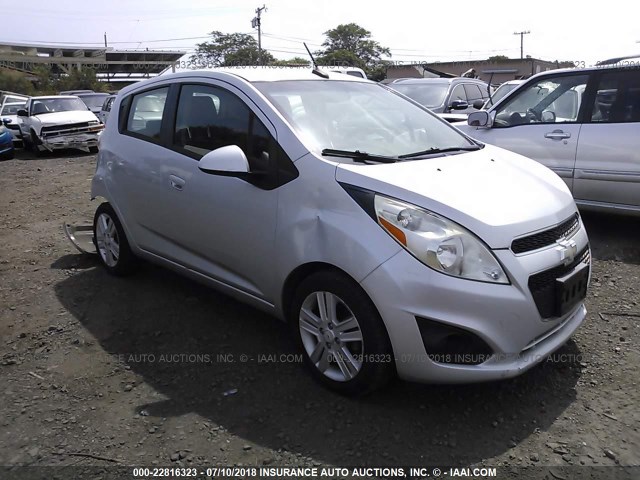 KL8CD6S99DC534692 - 2013 CHEVROLET SPARK 1LT SILVER photo 1