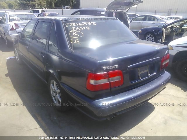 YV1LS5674W1519347 - 1998 VOLVO S70 GLT BLUE photo 3