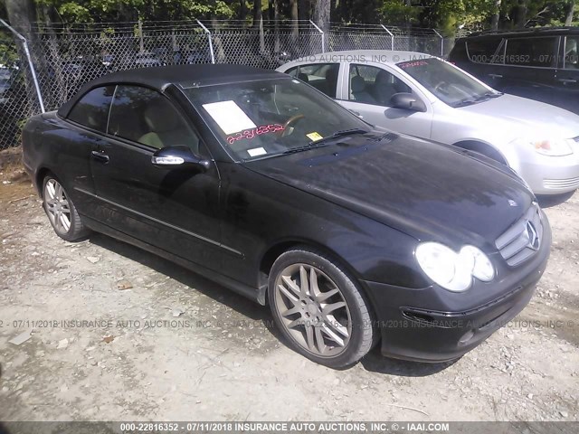 WDBTK56F09T102960 - 2009 MERCEDES-BENZ CLK 350 BLACK photo 1