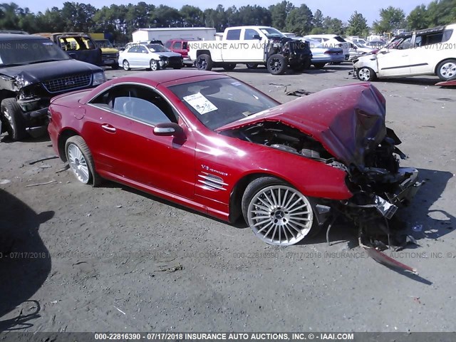 WDBSK74F14F083756 - 2004 MERCEDES-BENZ SL 55 AMG RED photo 1