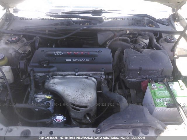 4T1BE32K93U685473 - 2003 TOYOTA CAMRY LE/XLE/SE თაფლისფერი ფოტო 10