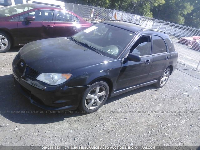 JF1GG61667H805759 - 2007 SUBARU IMPREZA 2.5I BLACK photo 2